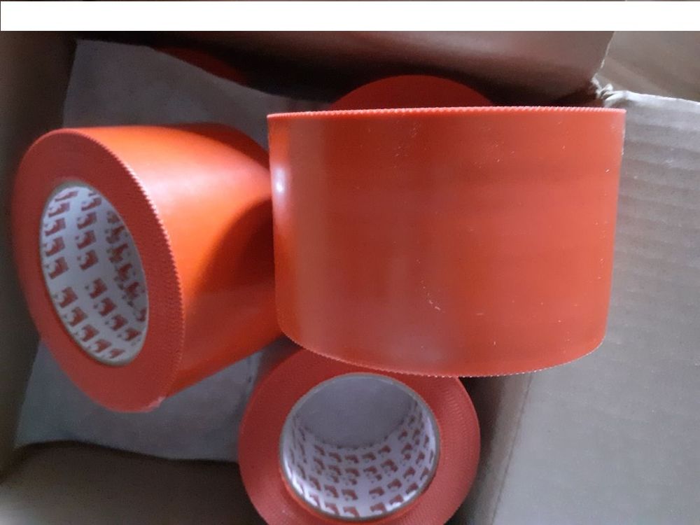 Carton de 16 Scotch adh&eacute;sif ruban rouge meilleur que le isover vario kb1 &Eacute;TANCHE A L'EAU ET AIR Bricolage