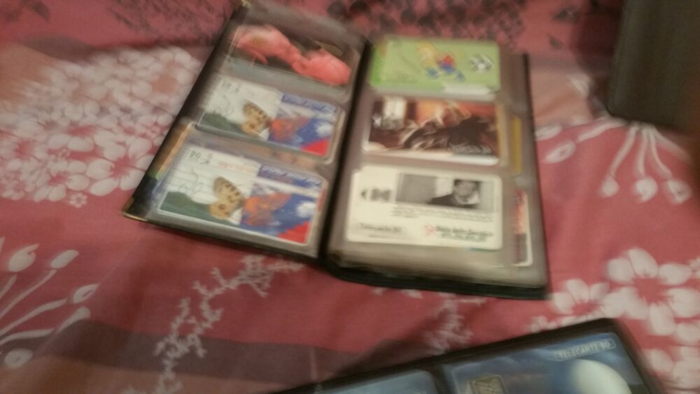 4 albums cartes telephone 