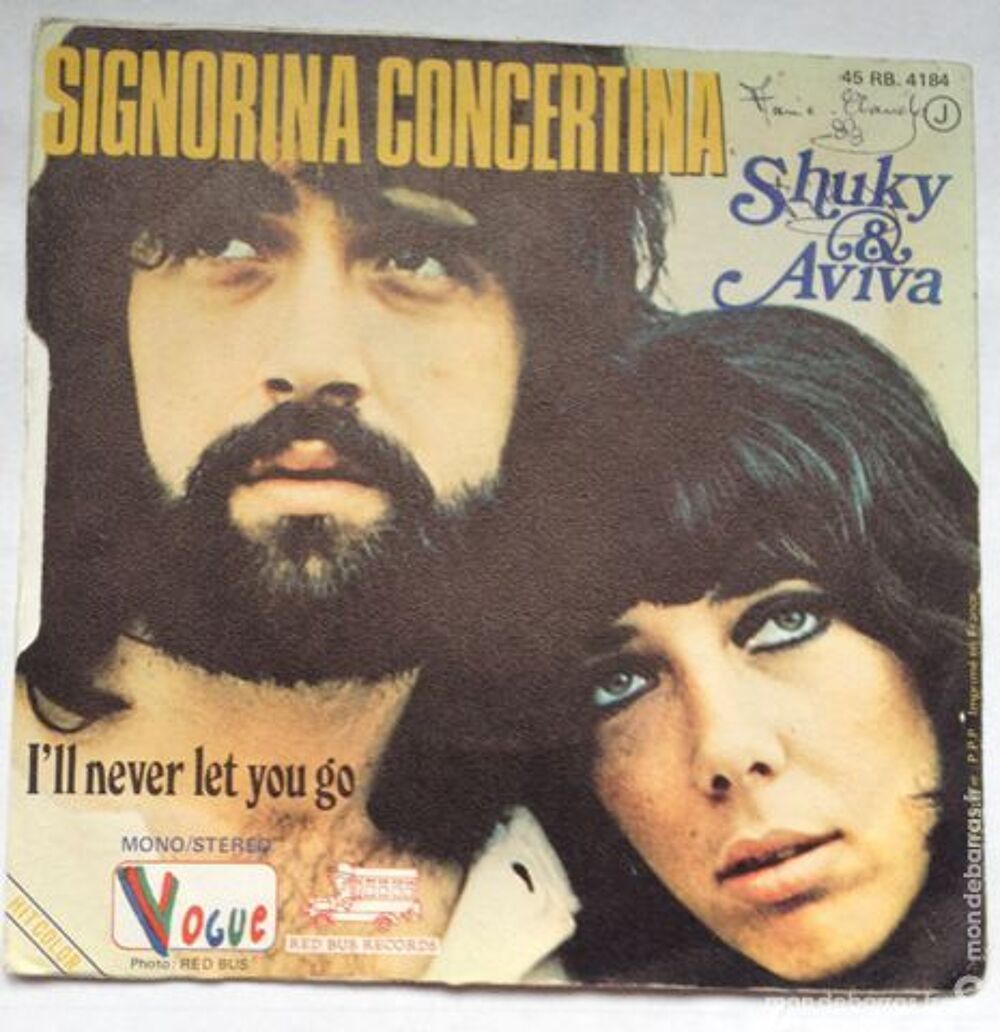 45 tours vinyle Shuky et Aviva CD et vinyles
