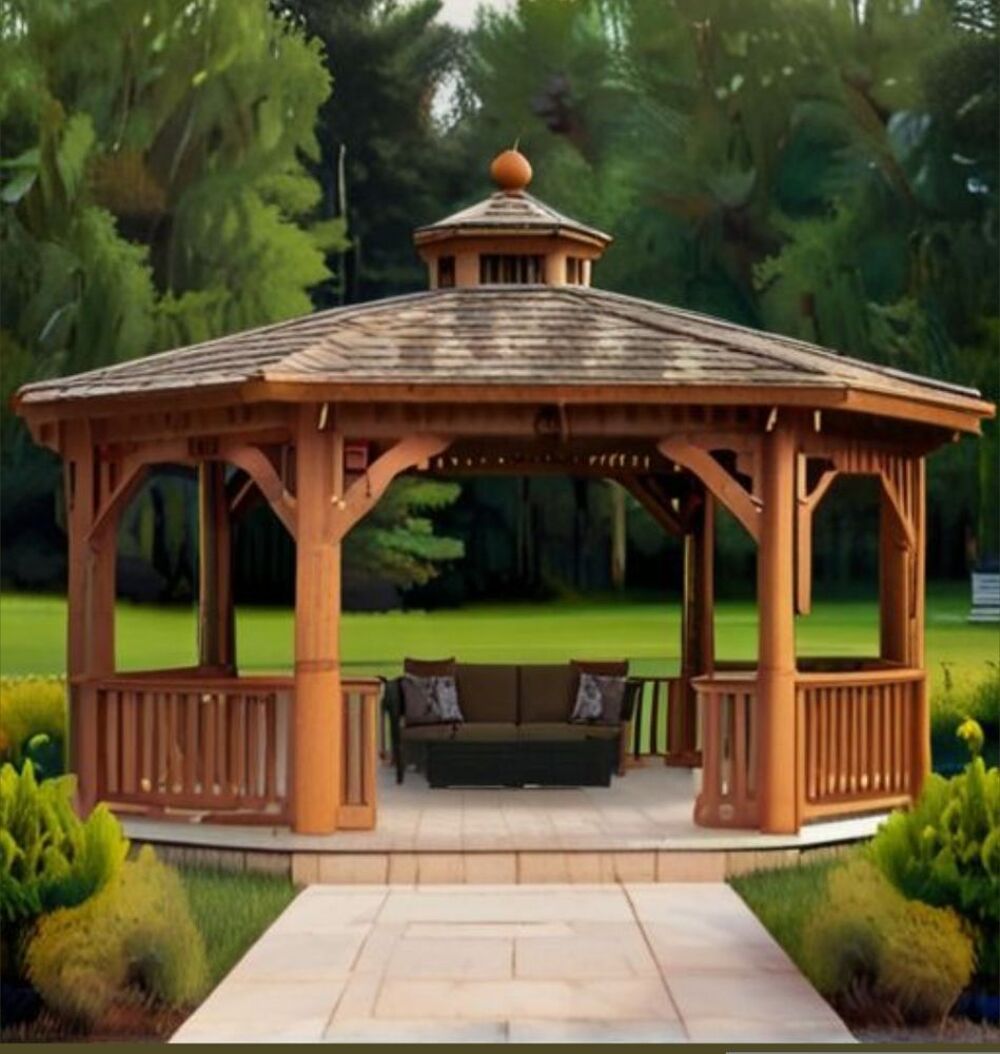 Gazebo circulaire Bricolage