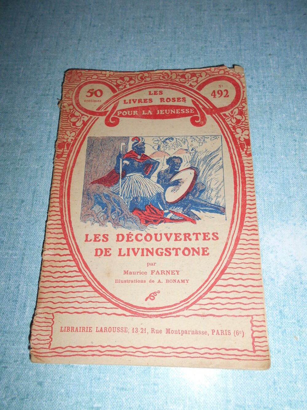 livret " les d&eacute;couvertes de Livingstone" 