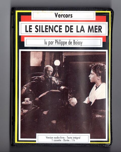 Livre-K7 Le silence de la mer de VERCORS (Jean BRULLER) 10 Argenteuil (95)