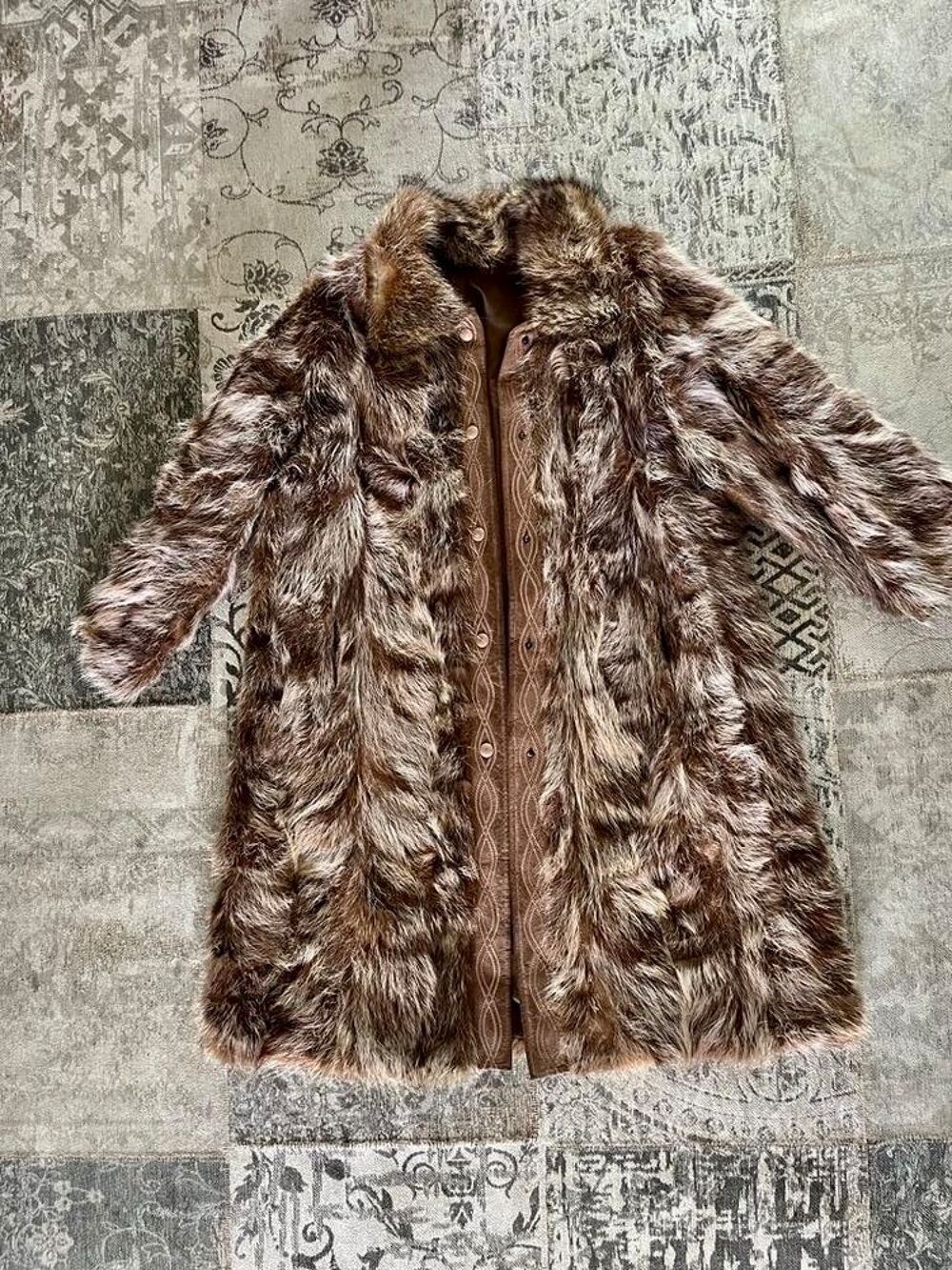 Manteau en fourrure de Marmotte Vêtements