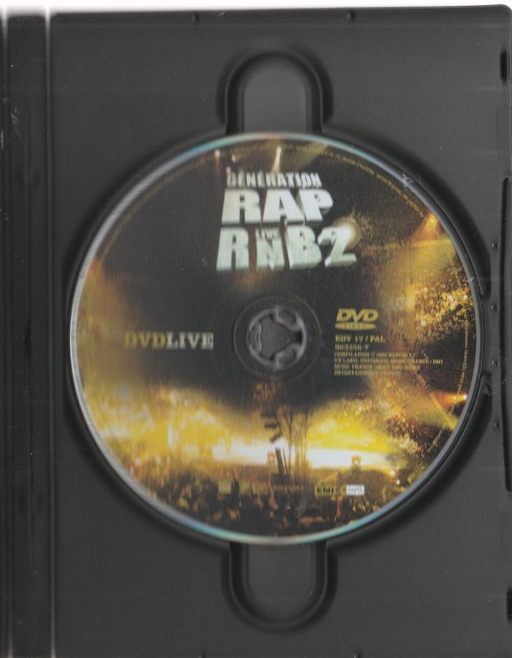 G&eacute;n&eacute;ration Rap live RNB2 DVD et blu-ray