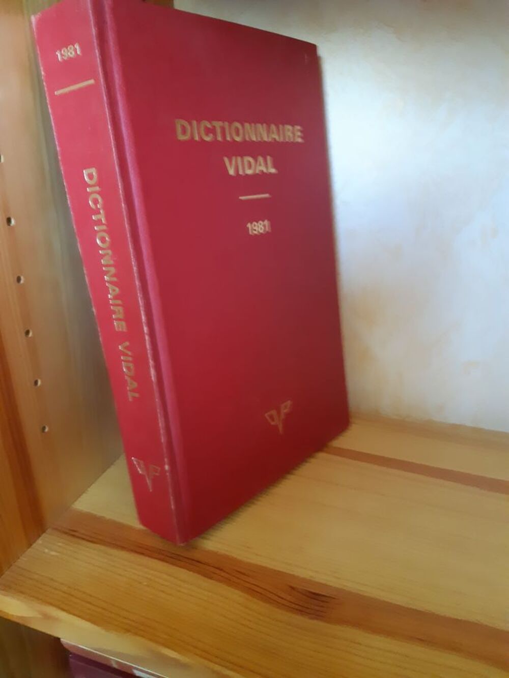 Dictionnaire VIDAL 1981 Livres et BD