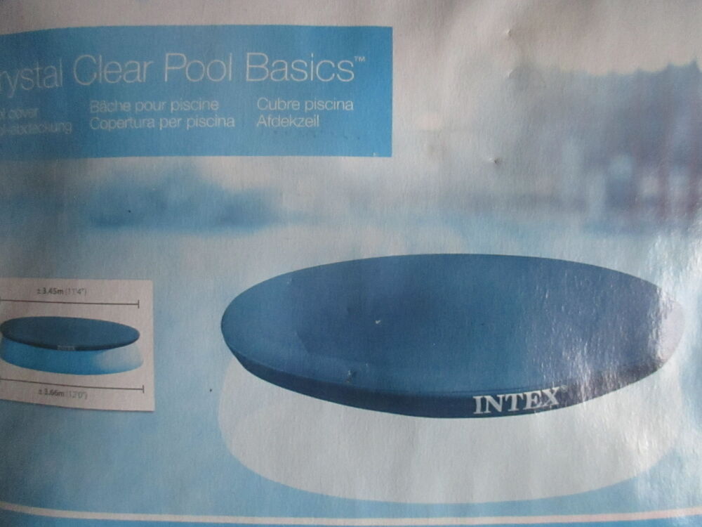 b&acirc;che piscine neuve INTEX 3.66m Jardin