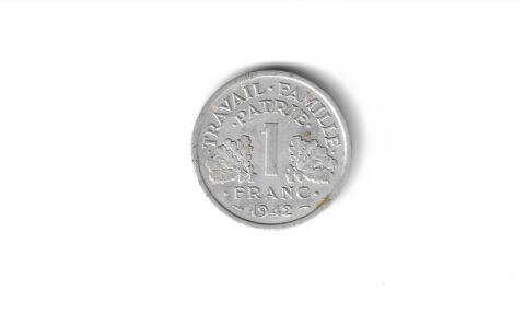 pièce monnaie françaises XX siècle, 1 FRANC FRANCISQUE LEGER 440 Vidauban (83)