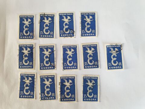 Timbre france  Europa 35 f 1958  lot 2.70 euros 0 Marseille 9 (13)