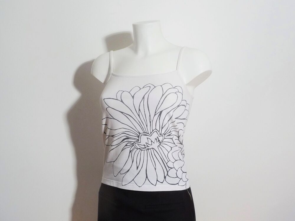 Double Top/ Pull Bleu Marine et Top Blanc- Cop Copine Vêtements