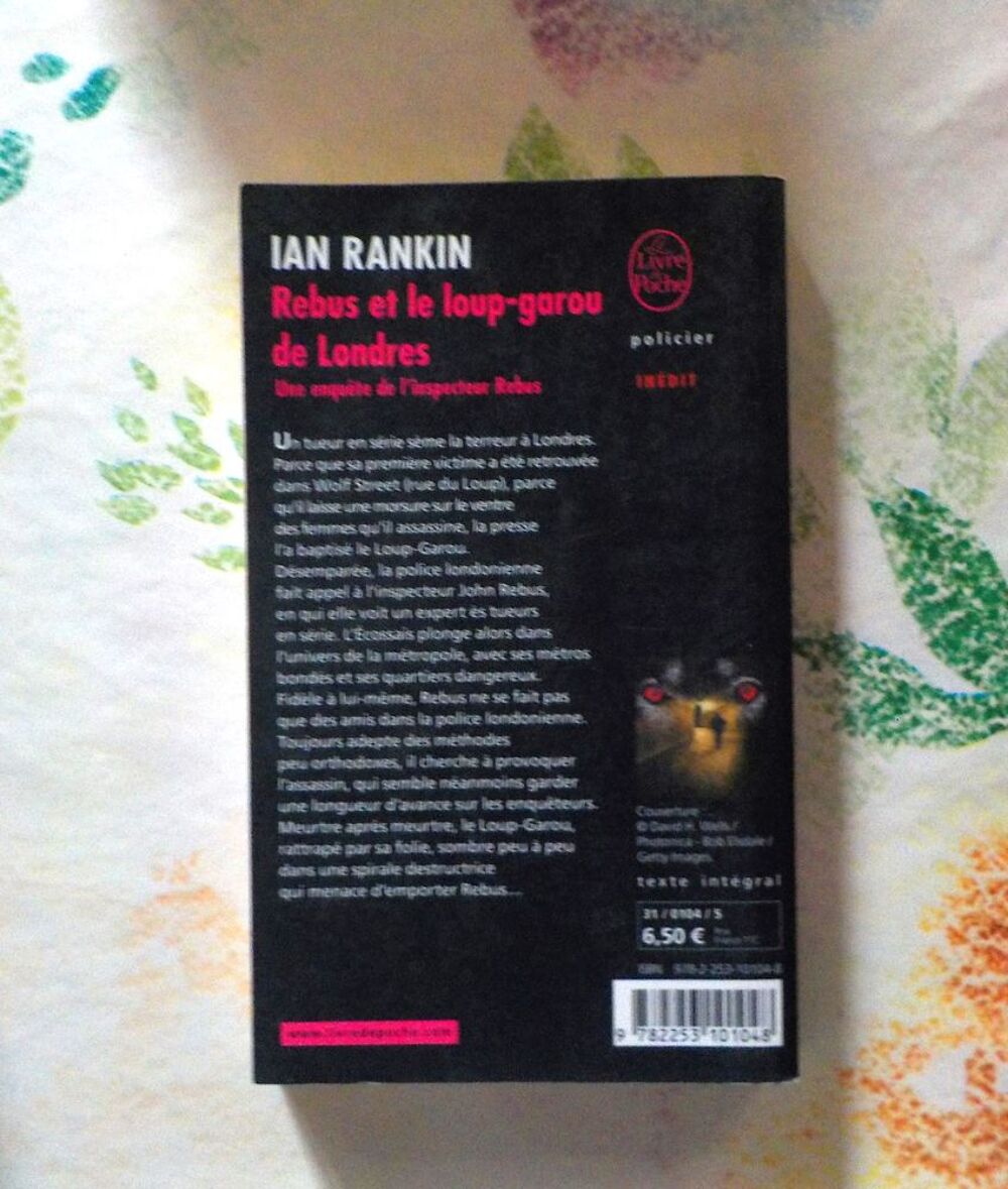 REBUS ET LE LOUP-GAROU DE LONDRES de Ian RANKIN Ed. Poche Livres et BD