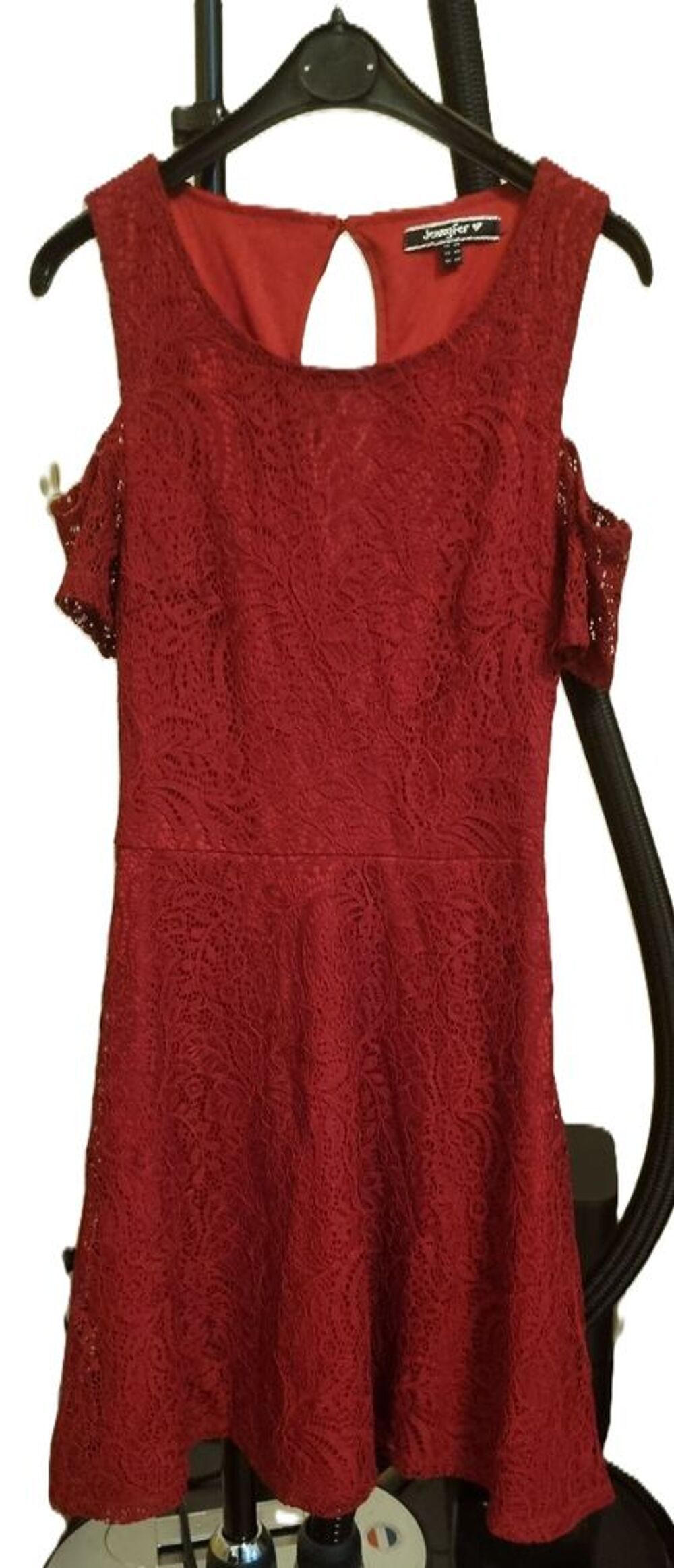 Robe dentelle rouge Jennyfer XS - Coup de c?ur chic &amp; f&eacute;mini Vêtements