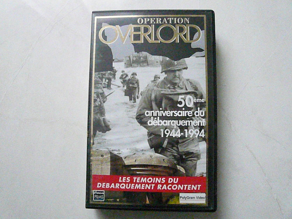 Cassette VHS " Op&eacute;ration Overlord " Photos/Video/TV