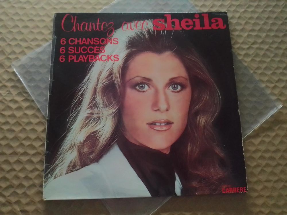 Sheila Tr&egrave;s Rare Lp Vinyle 33 Tours "Chantez Avec Sheila" 6 CD et vinyles