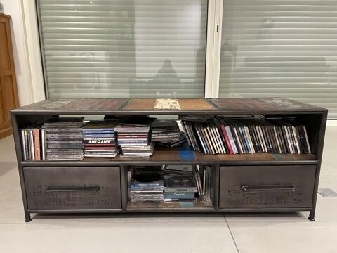 Meuble mtal bois 120 Cahors (46)