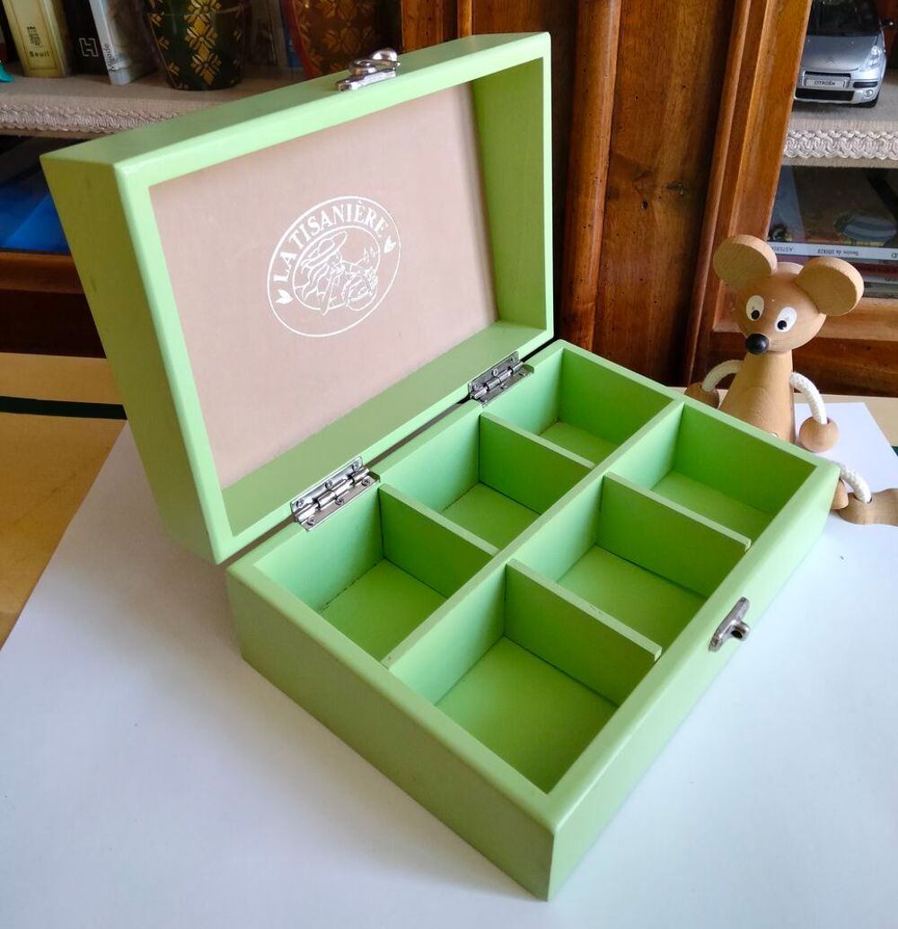 Boite "&nbsp;La Tisani&egrave;re&nbsp;". Décoration