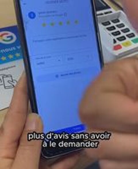   Plaque nfc avis Google et carte Google offert  