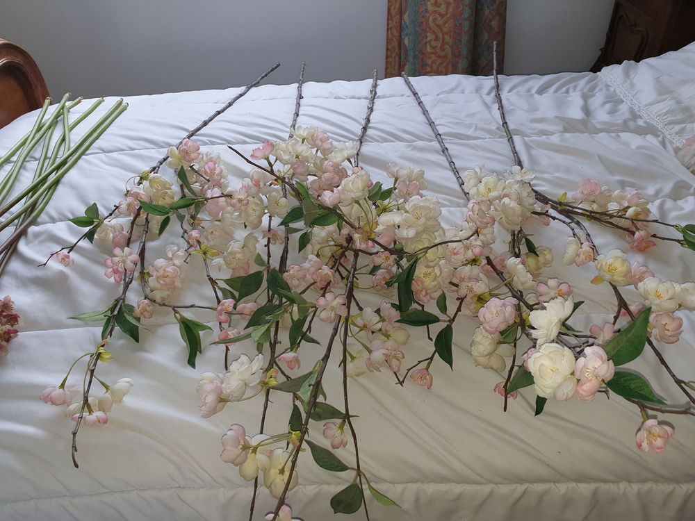 Bouquets de fleurs en tissu Décoration
