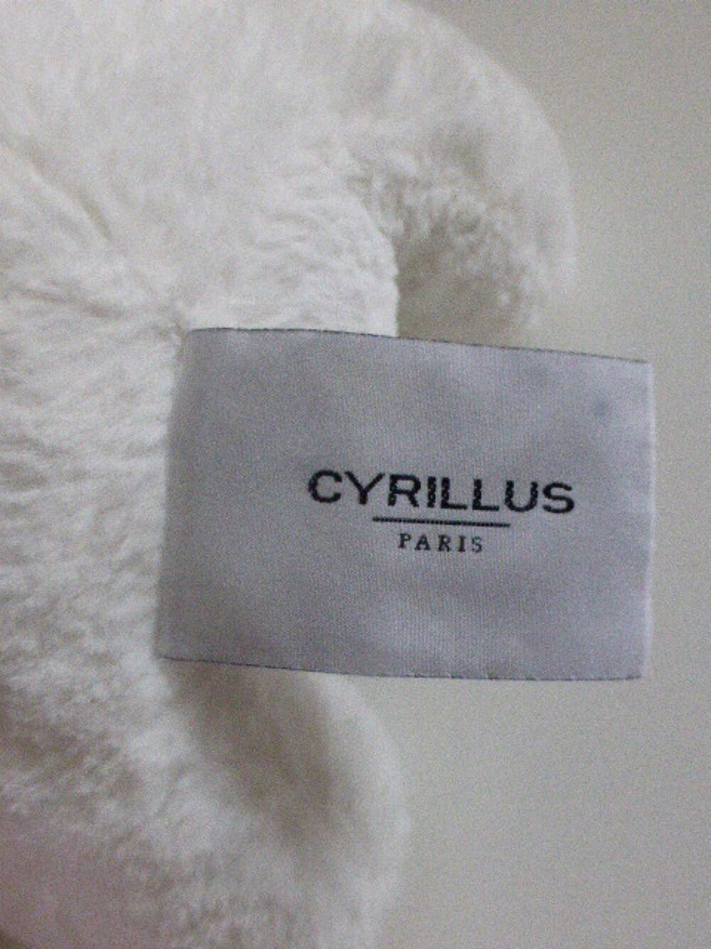peluche lapin blanc foulard bleu etoiles CYRILLUS Jeux / jouets
