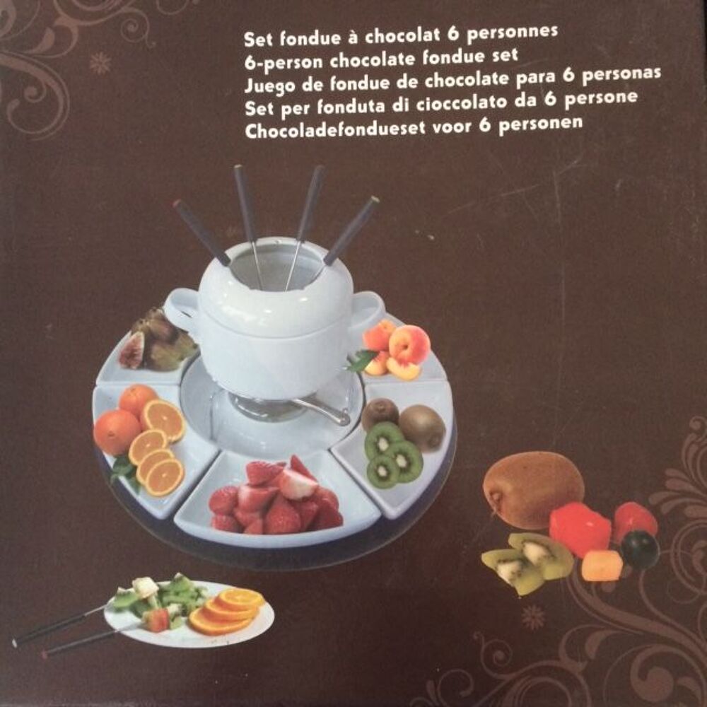 Service pour fondue au chocolat Electroménager