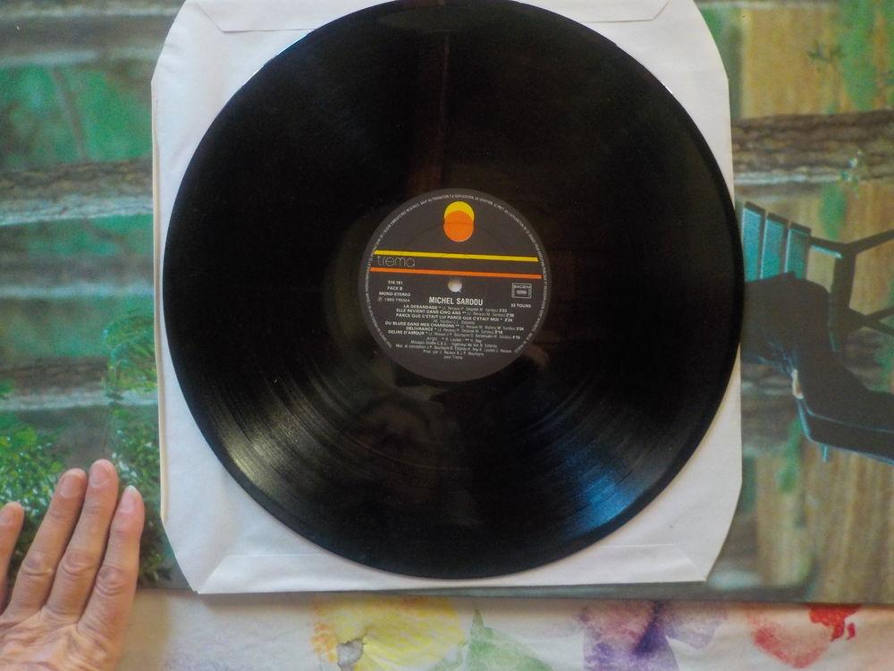 VYNIL 33T MICHEL SARDOU Album IO DOMENICO 1985 CD et vinyles