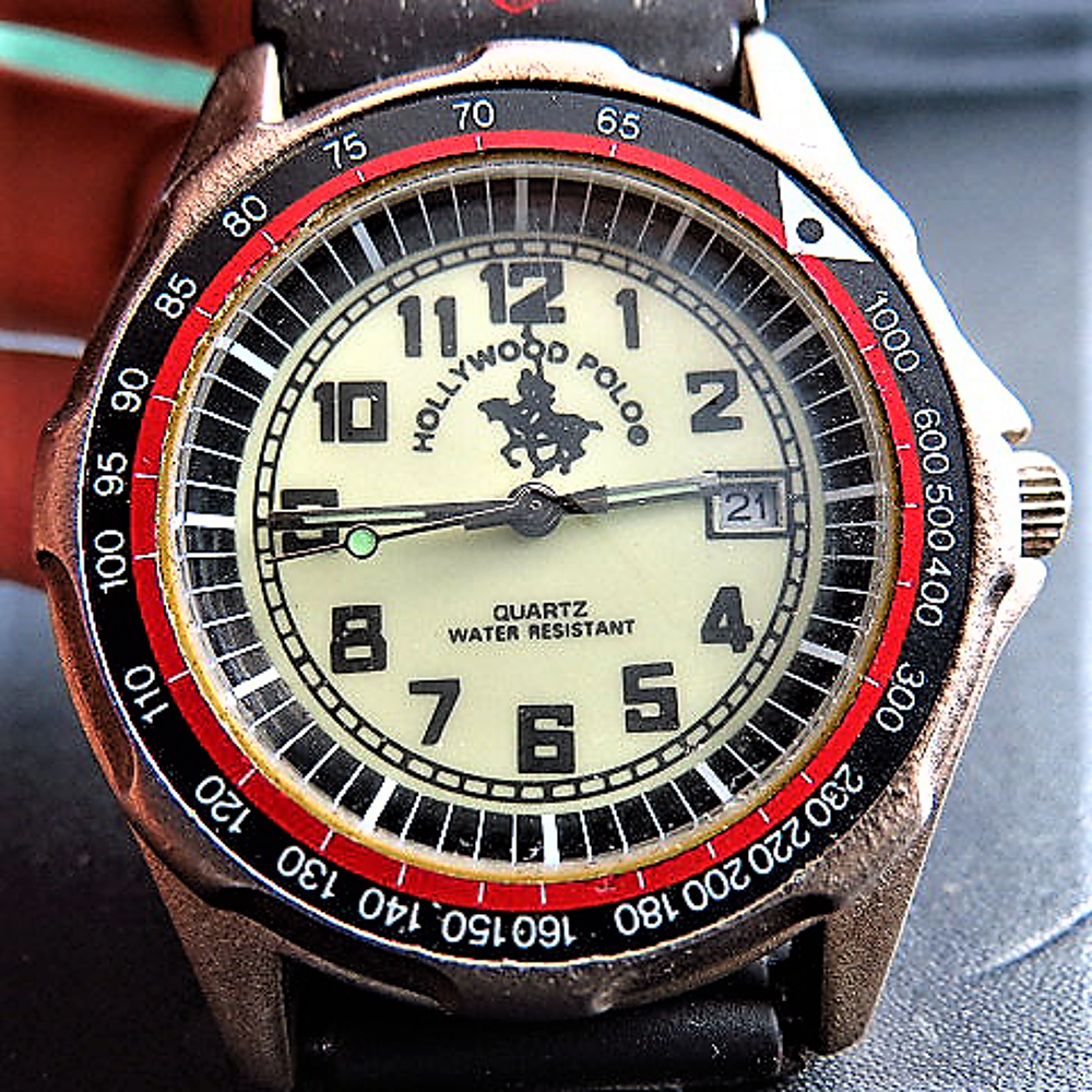 HOLLYWOOD POLO COUNTRY CLUB montre homme DIV0289 Bijoux et montres