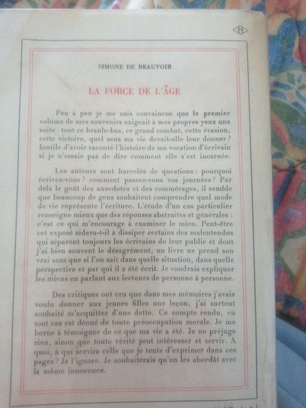 La force de l &acirc;ge de simone de beauvoir Livres et BD
