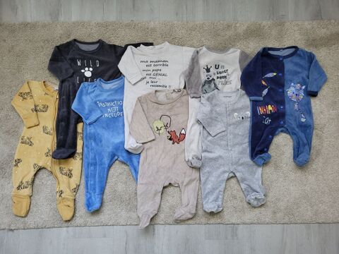Lot v�tements gar�on 3 mois hiver - 67 pi�ces 120 Combaillaux (34)