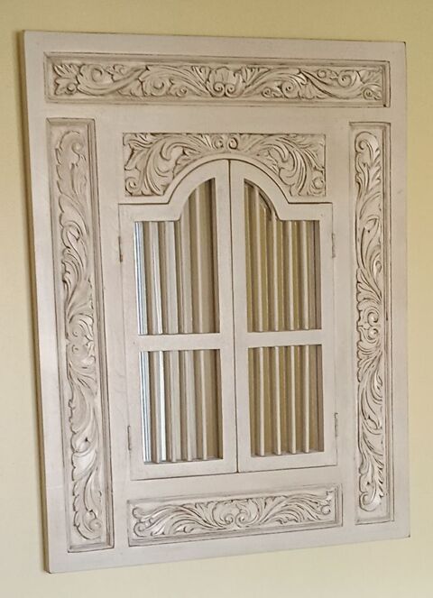 Miroir mural d�coratif bois massif sculpt� 80 Six-Fours-les-Plages (83)