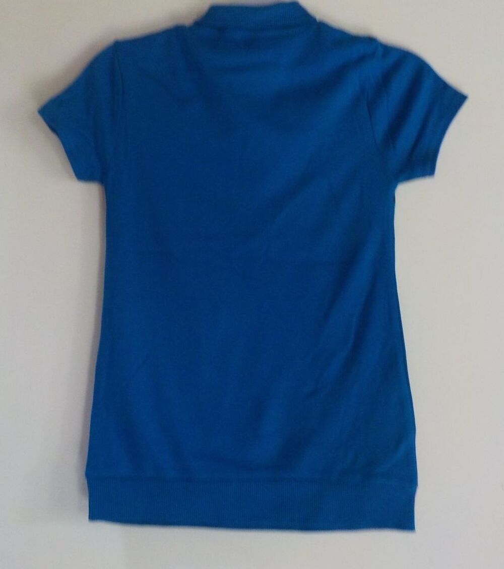 TSHIRT BLEU DESSINS GEOMETRIQUES BLANCS ET NOIRSN T UNIQUE Vêtements