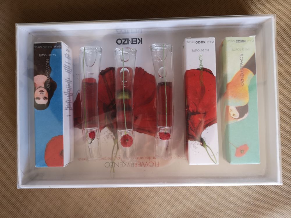 Parfum Kenzo Flower miniatures coquelicots 