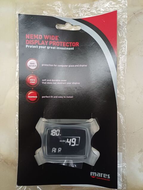 Protection pour �cran de NEMO WIDE ordinateur plong�e MARES 25 Tours (37)