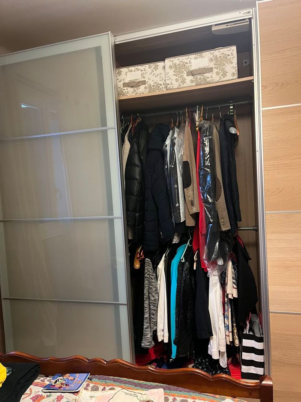 Dressing avec &eacute;tag&egrave;re et tringles Meubles
