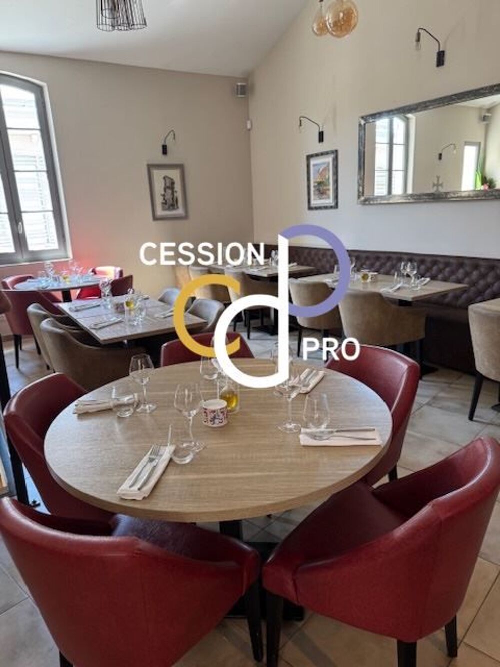   RESTAURANT MAGNIFIQUE  A VENDRE DANS JOLIE PETITE VILLE AUX PORTES DE LA CAMARGUE 