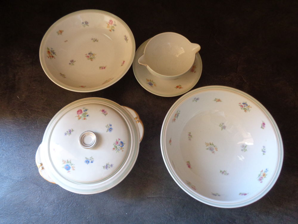 Service vaisselle porcelaine 70 pi&eacute;ces Cuisine