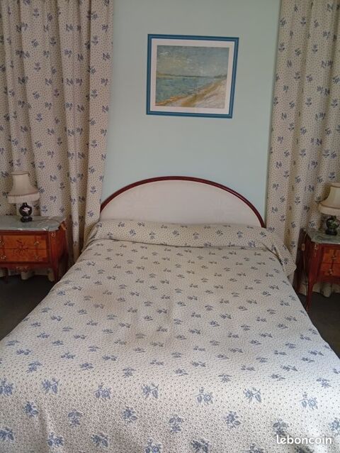 Ensemble de chambre : couvre-lit + t�te de lit + tentures 100 Grisolles (82)