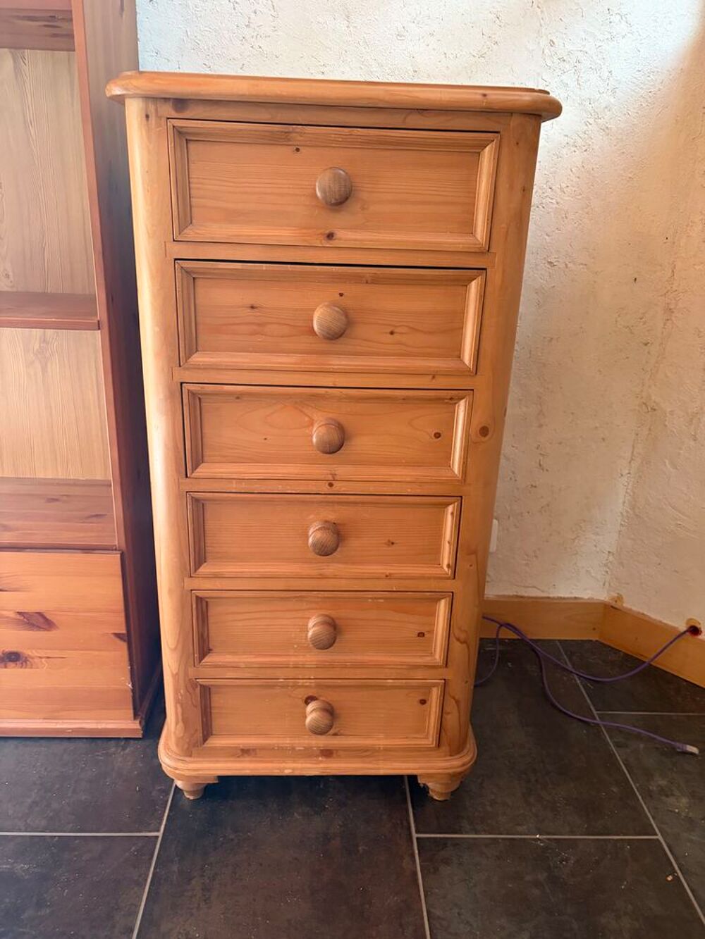 Ensemble Bureau et Chiffonnier Interior's en pin massif Meubles