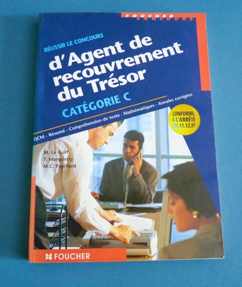 livre reussir le concours d'agent de recouvrement du Tresor 2 Brienne-le-Château (10)