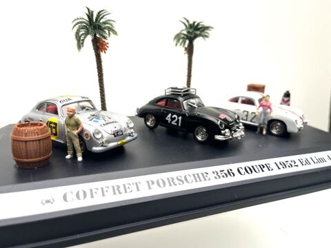 Coffret avec trois Porsche 356 Coupé 1952 en édition limitée 69 Meyrannes (30)