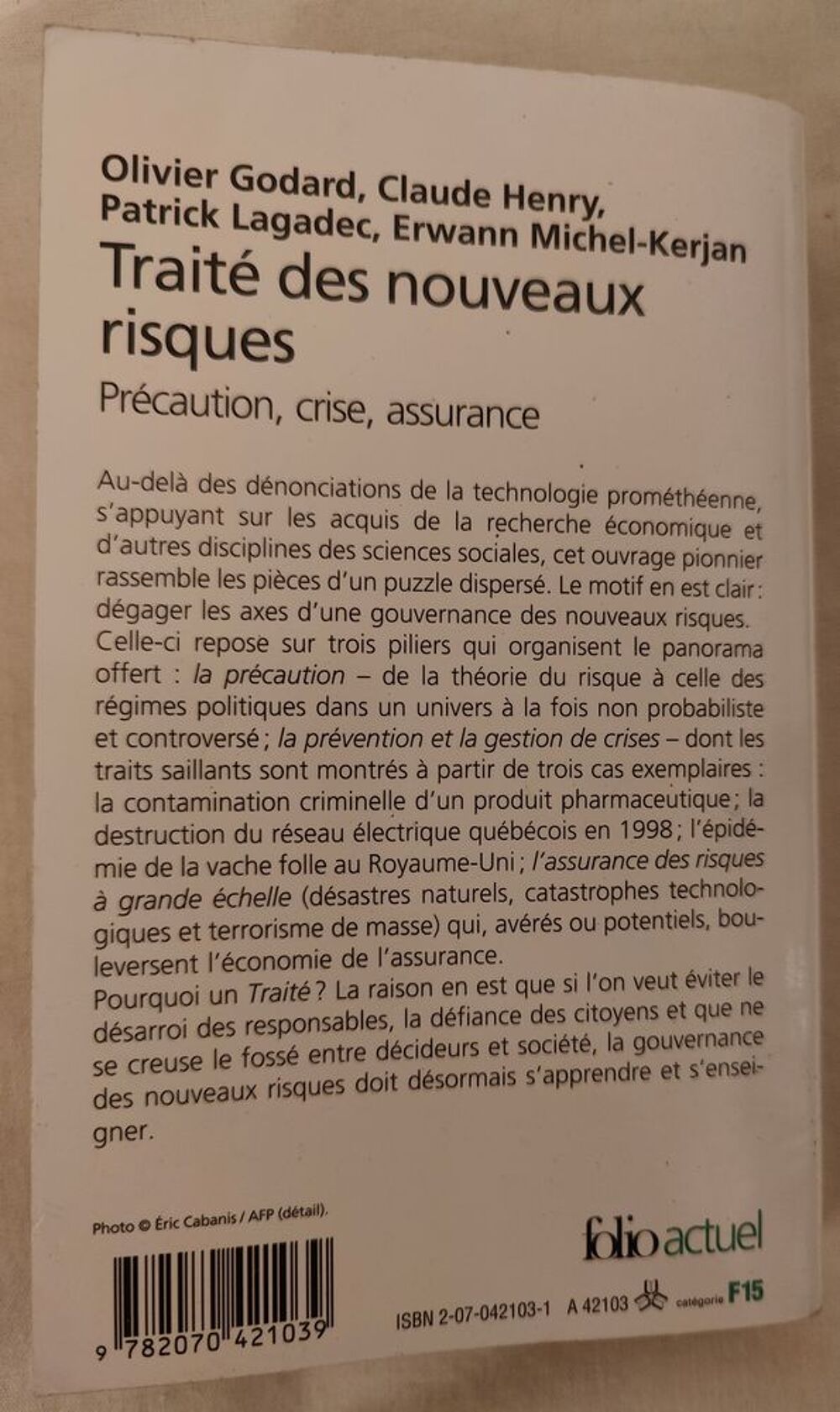 Livre "Trait&eacute; des nouveaux risques" Livres et BD