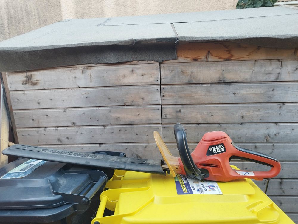 Taille-haie Black &amp; Decker - GT6030 - 650W - Lame 60 cm Bricolage