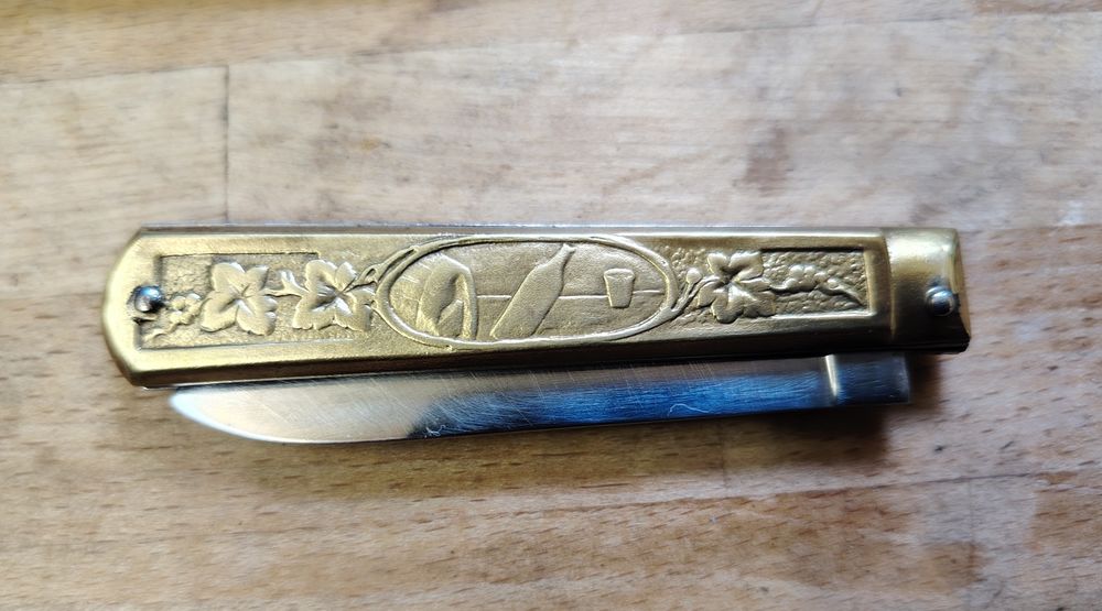 Couteau PRADEL C.C.A le muscadet laiton Bricolage