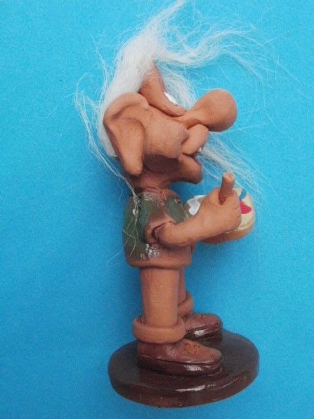Personnage rigolo, peintre,sculpture en terre cuite Décoration