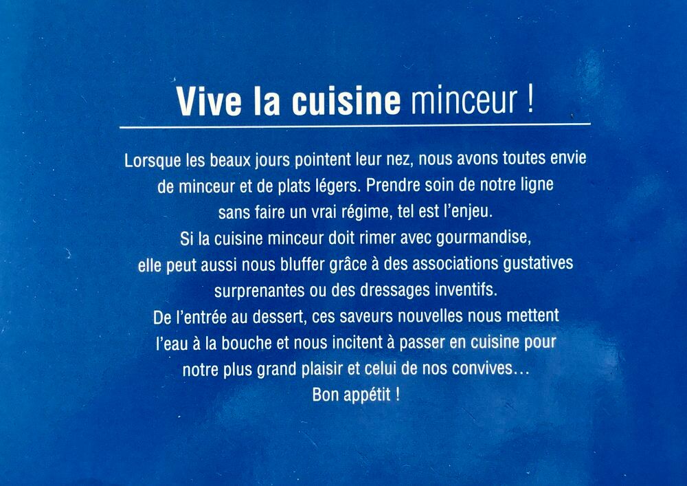 Recettes Minceur 100% bluffantes de F.Schmitt ; Livre neuf Livres et BD
