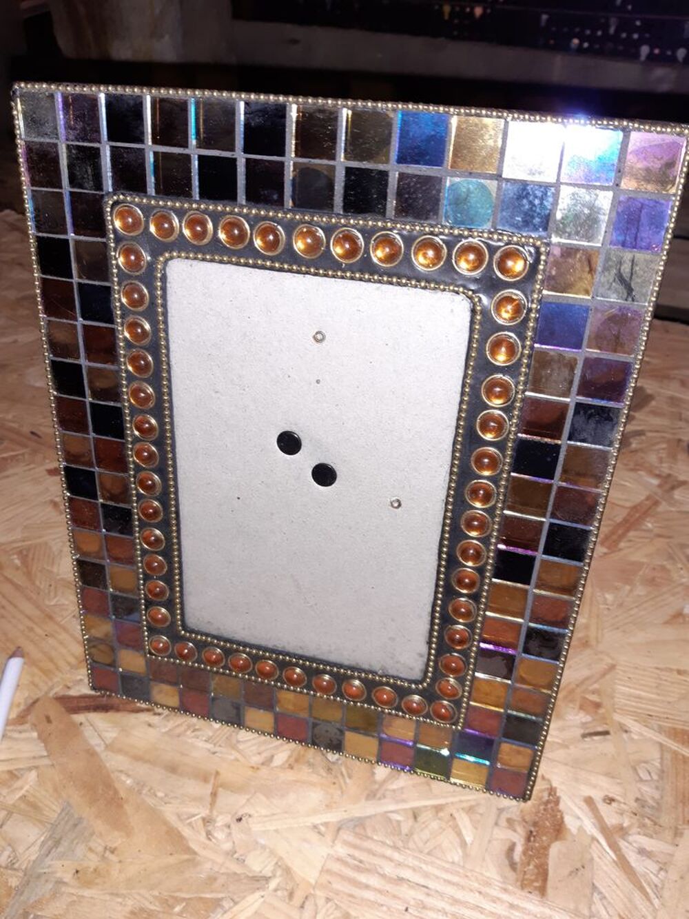 Cadre photo mosa&iuml;que en verre Décoration