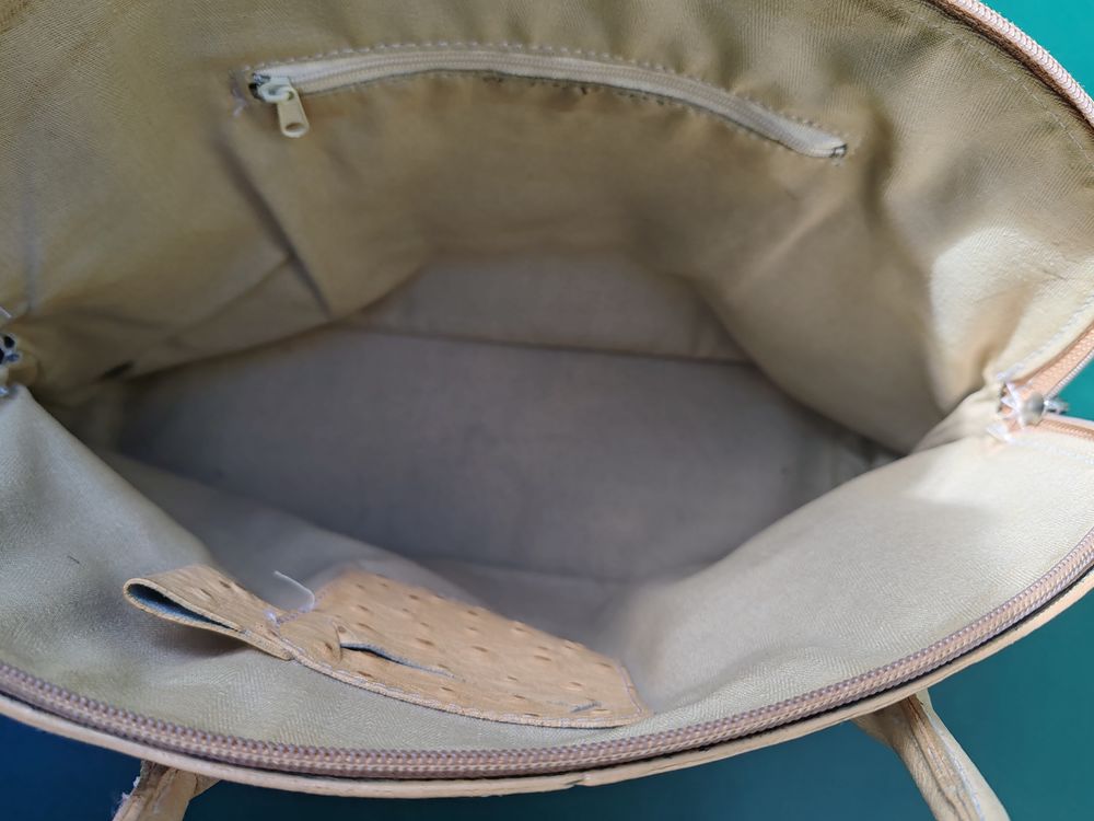 Sac en cuir - blanc cr&egrave;me Maroquinerie