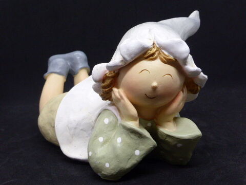 Statue plâtre petite fille avec bonnet 5 Rueil-Malmaison (92)