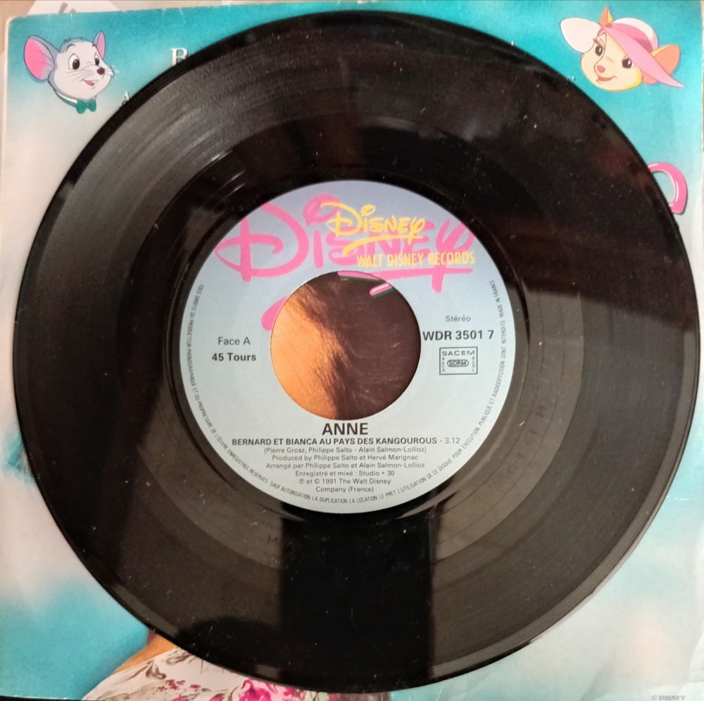 ANNE / 4X DISQUES VYNIL 45 TOURS CD et vinyles