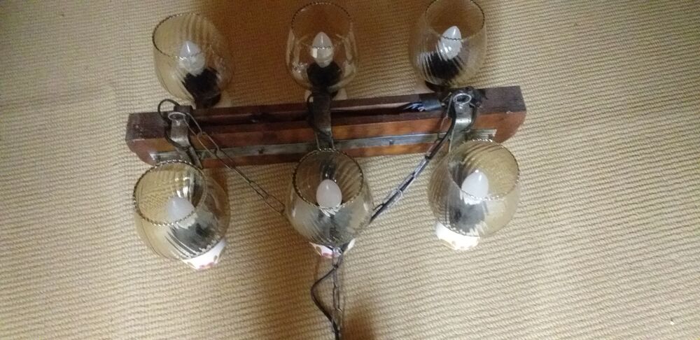 Lustre &agrave; boules Décoration