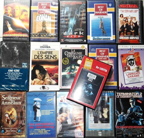 Lot 13 VHS de collection ou au dtail 0 Roffey (89)