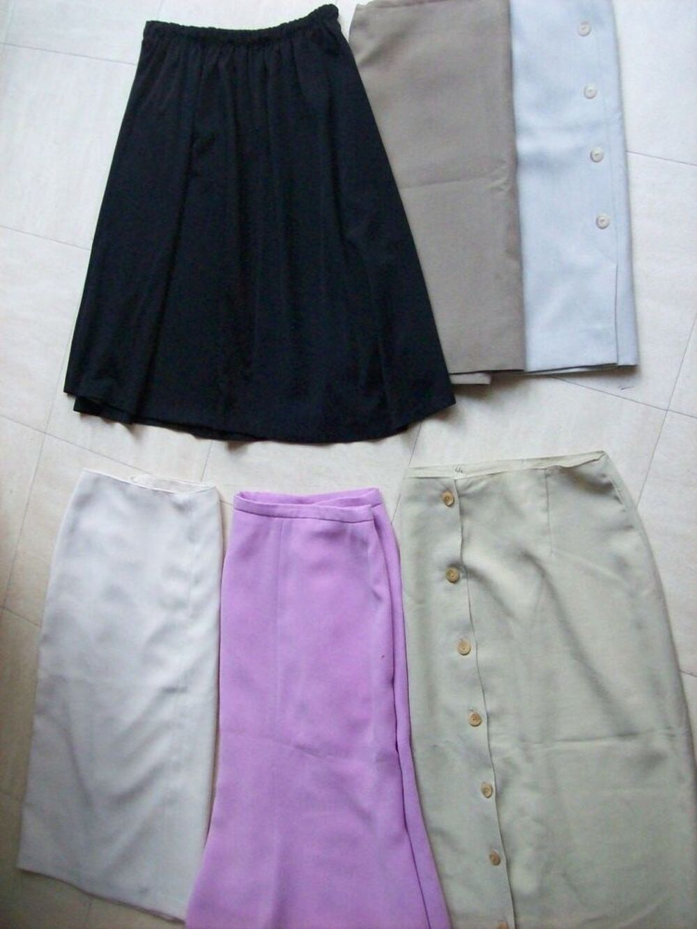 lot de 6 jupes droites - 40 et 44 - zoe Vêtements